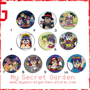 Dr. Slump スランプ Anime Pinback Button Badge Set 1a or 1b ( or Hair Ties / 4.4 cm Badge / Magnet / Keychain Set )